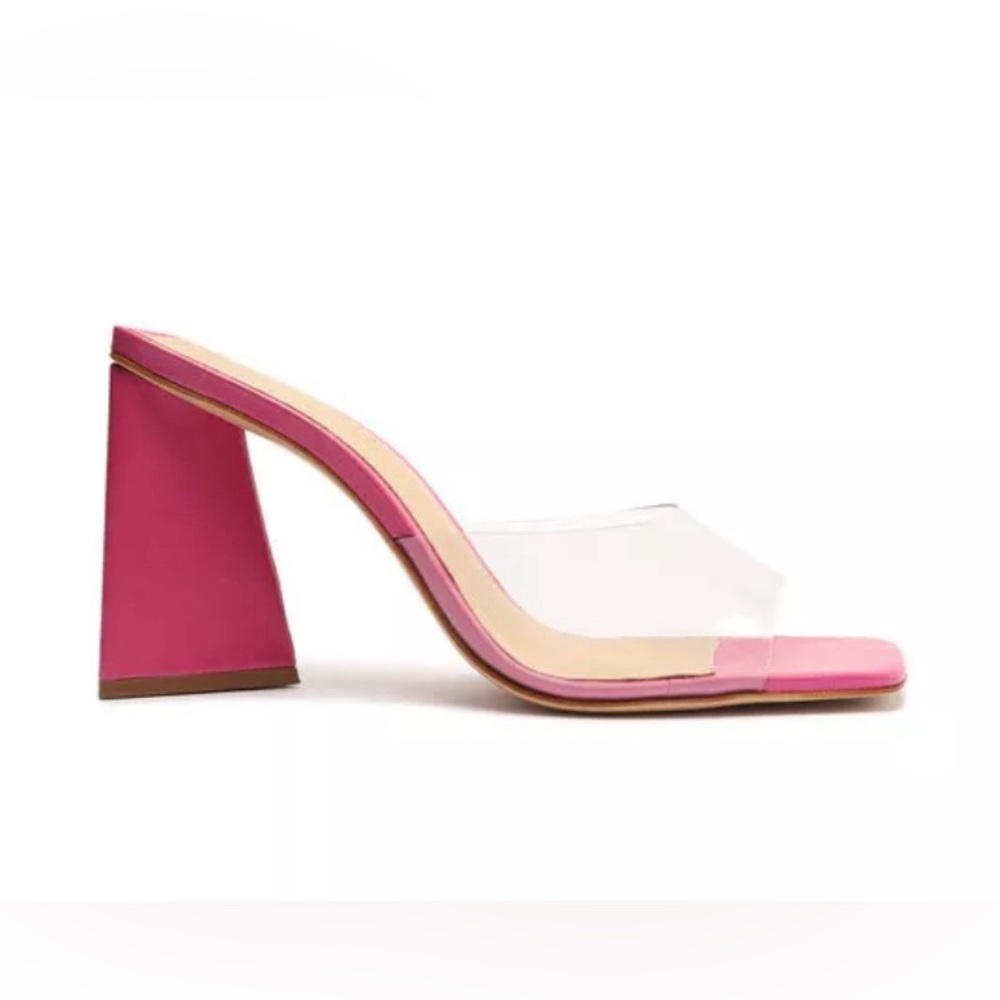 Schultz lizah vinyl mules hot pink